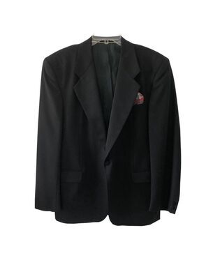 Vintage GGG Clothes Single Breasted Wool Sport Coat Size 41/35R